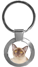 Burmese Cat Pet Luxury Round