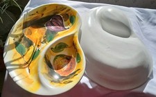 Set 2 ciotole divise ceramica