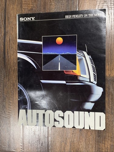 Catalogo audio sony 1989 - audio,