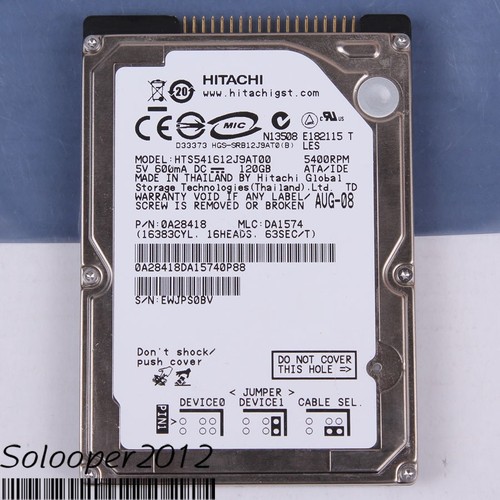 Disco rigido 120 hdd - hdd, 2,5"