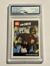 Cam Smith Firmato Prospect Card 2024 1° Round Pick Chicago Cubs Auto Card
