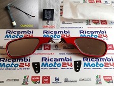 Coppia Specchi specchietti Cagiva Mito rossi originali marchiati Arsauto +Omaggi