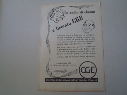 Advertising pubblicità 1952 - advertising,