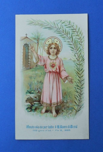 Santino holycard gesù bambino - holycard,