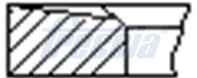 Kit anelli pistone freccia - anelli,