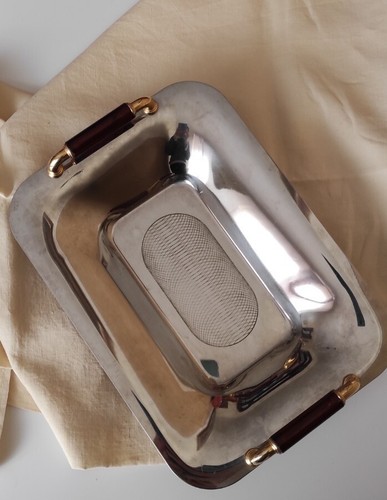Vassoio acciaio inox con - acciaio,