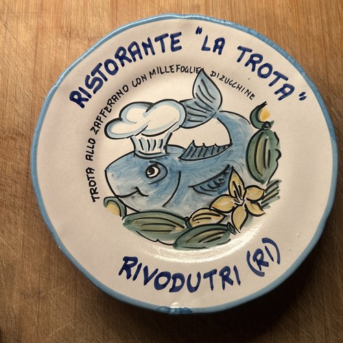 Piatto buon ricordo trota - piatto,