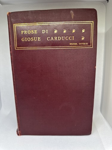 Prose giosue carducci 1 - prose,