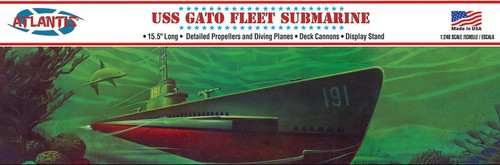 Uss gato fleet submarine - gato, scala