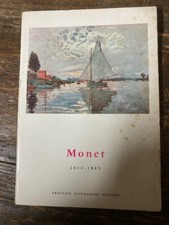 LIBRO MONET 1840-1883 JEAN LEYMARIE MONDADORI EDITORE COLLANA LA TAVOLOZZA 1964