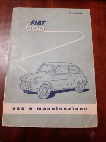 Fiat 600 libretto - 600-,