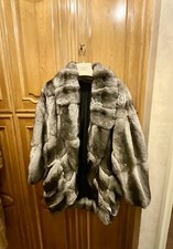 Giacca  In Cincilla Naturale A Uovo