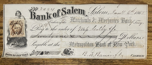 Assegno banca salem - assegno,