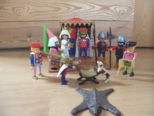 Playmobil set completo 100% 3659 re reale medievale e la sua corte