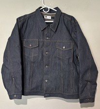 Giacca camionista denim Tellason 2XL coperta di lana foderata Selvedge 16,5 oz made in USA