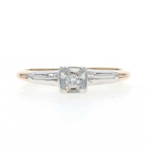 Oro giallo diamante vintage - oro,