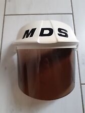 visiera casco mds vintage cross fumé bianco ottime condizioni