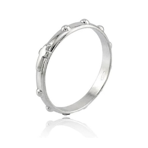 Anello rosario argento 925 - anello,
