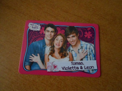Figurina card violetta - figurina,