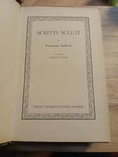 SCRITTI SCELTI di VINCENZO GIOBERTI, ed CLASSICI UTET