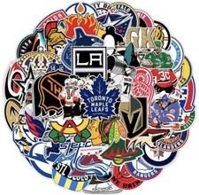 50 pezzi adesivi logo squadra