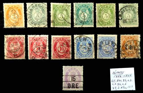 Norvegia 1886 1908 13 - 1886-1908,