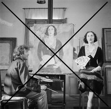 PHOTO DE MARC CHAGALL BELLA 1934