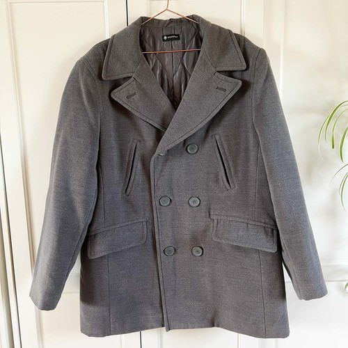 Grigio large coat - coat,, giacca