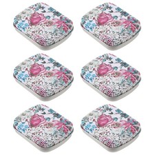  6 Pcs Scatola Portaoggetti Piccola Contenitore Di Stoccaggio Ferro