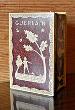 Guerlain Mitsouko scatola per profumo vintage, made in France.  14x9x5,5 cm.