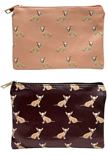 Borsa trucchi chihuahua nera - trucchi,