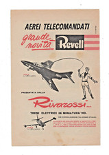 PUBBLICITÀ ADVERTISING WERBUNG ITALIAN CLIPPING 1961 REVELL AEREI TELECOMANDATI