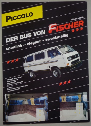 Depliant brochure bus t3 - brochure, vw