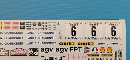 Decal lancia stratos - 1/24,