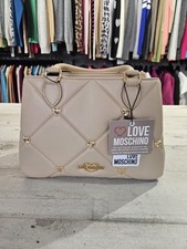 BORSA DONNA LOVE MOSCHINO love borsa a mano con tracolla Beige Originale Lusso