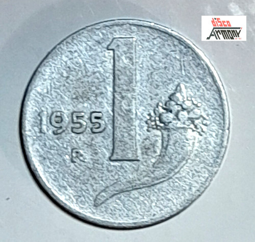 Moneta lire del 1955 - lire,