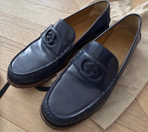 Gucci mocassino blue - mocassino,