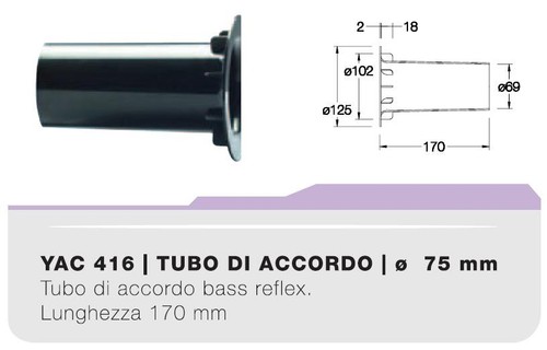 Yac416 ciare tubo accordo - tubo,