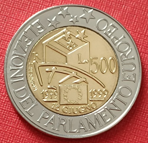 Italia 500 lire 1999 elezioni - lire,