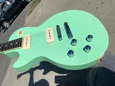 Gibson Les Paul Special Seamfoam verde mod negozio personalizzato 1 off - mancino P-90s