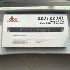 Black DBX 223XL Stereo