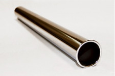 CANOTTO CON CARTELLA BORDO D. 32 X 30Cm in OTTONE CROMATO PROLUNGA PER SIFONE 