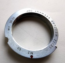 LEICA - Anello adattatore Leitz Wetzlar Germany DBP M2 50 - M3 28 50