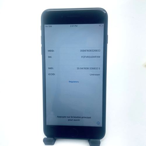 Apple iphone plus - 7, nero