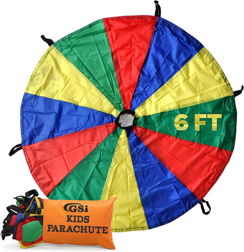 Paracadute arcobaleno per
