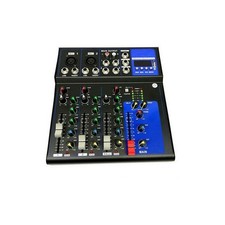 MIXER AUDIO PROFESSIONALE 4 CANALI USB CON ECHO-DELAY DJ KARAOKE PIANOBAR