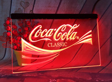 Insegna luce neon led di COCA COLA per bar pub caffè club negozio festa cucina