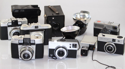 Agfa set fotocamera flash - agfa,