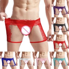 Slip uomo intimo trasparente