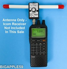 Antenna in ferrite attiva 0,5 - 2,5 MHz per Icom IC-R20 AOR AR8200 Alinco DJ-X11